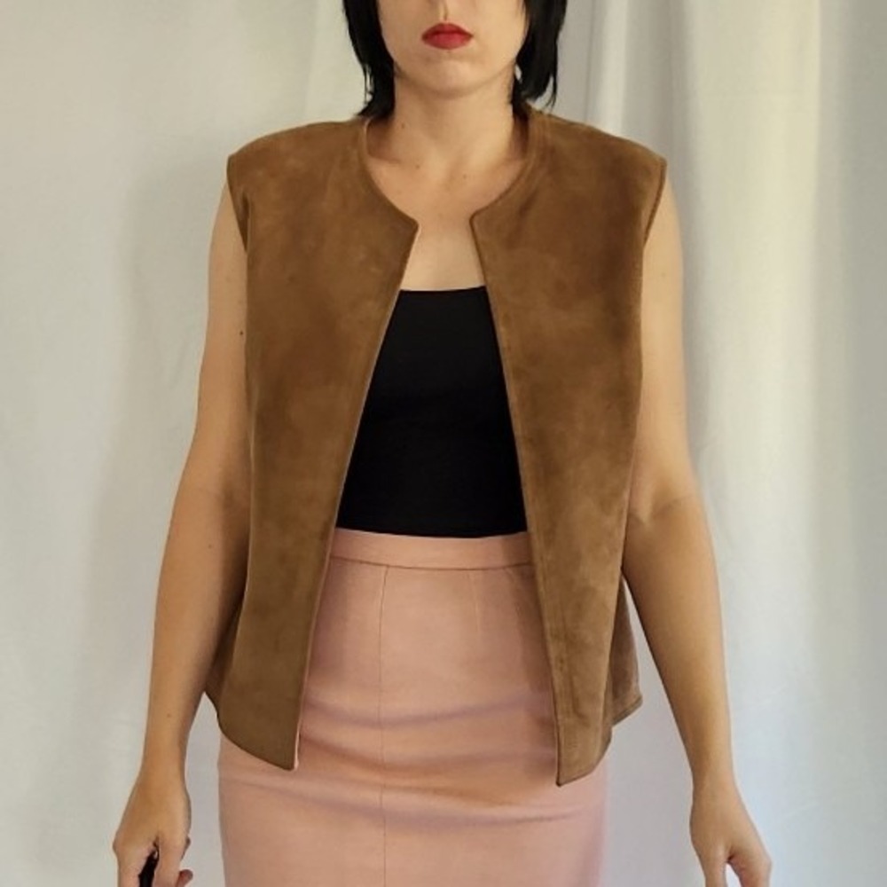 60s Reversible Suede Vest